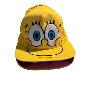 Nickelodeon Yellow SpongeBob Embroidered Face Cap